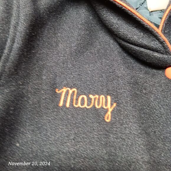 Vintage General Sports Orioles Varsity Bomber Jacket Women Medium Black 1979 - Picture 2 of 11